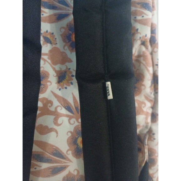 VANS Off the Wall Pink Beige Blue Floral Backpack - Picture 4 of 5